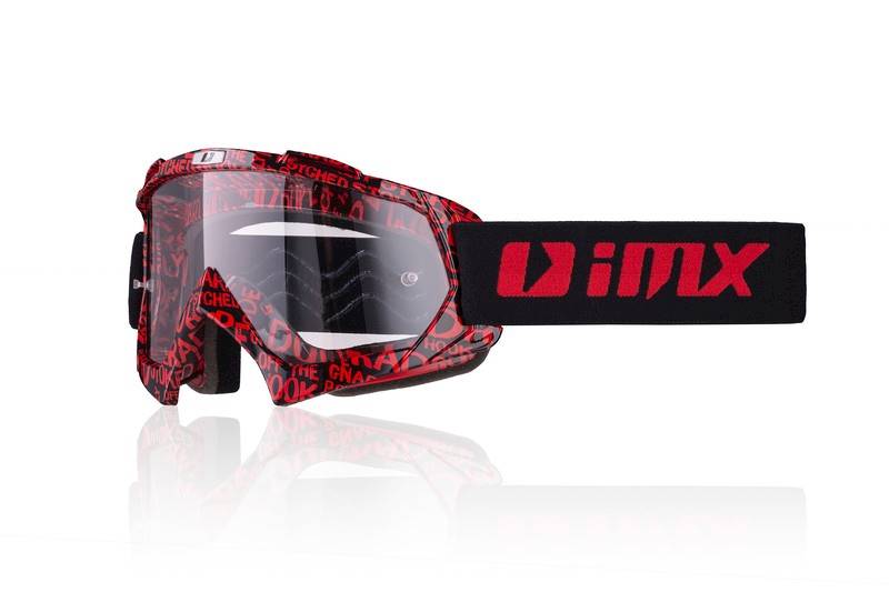 Gogle IMX MUD Graphic Red/Black Cross/ATV