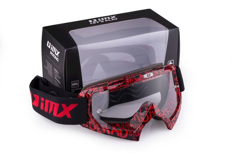 Gogle IMX MUD Graphic Red/Black Cross/ATV