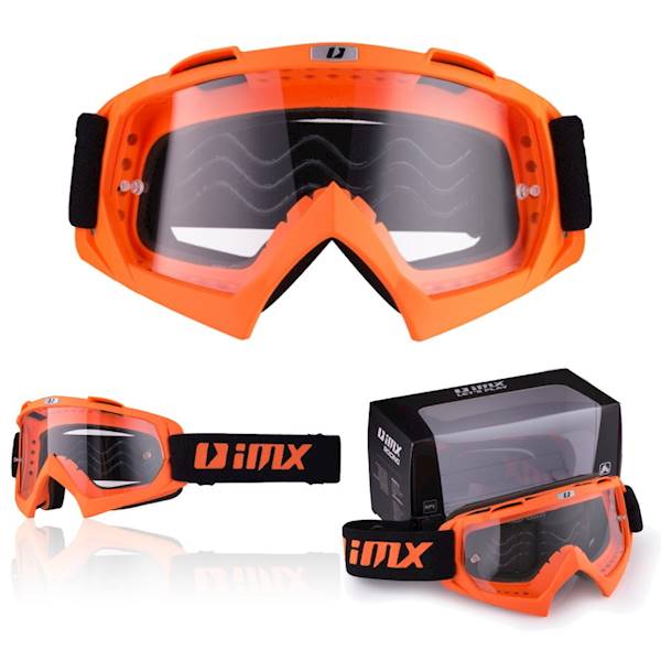 Gogle IMX MUD Orange Matt Cross/ATV