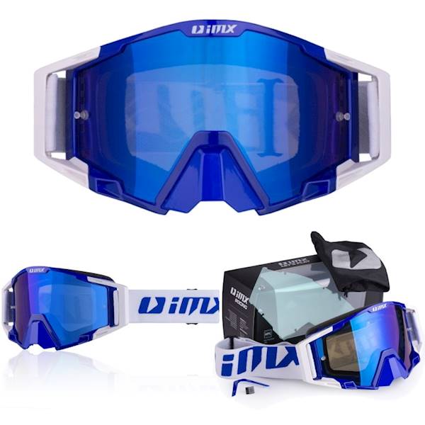Gogle IMX SAND Blue/White Cross/ATV