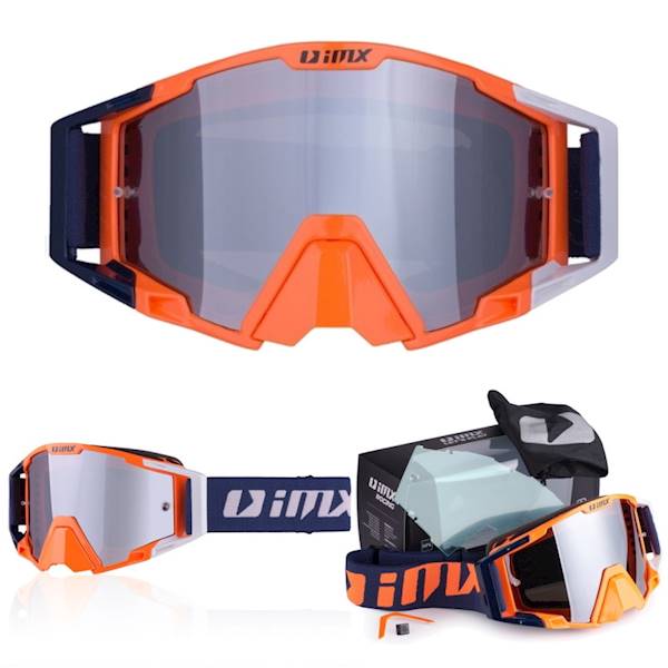 Gogle IMX SAND Orange/White/Blue Cross/ATV