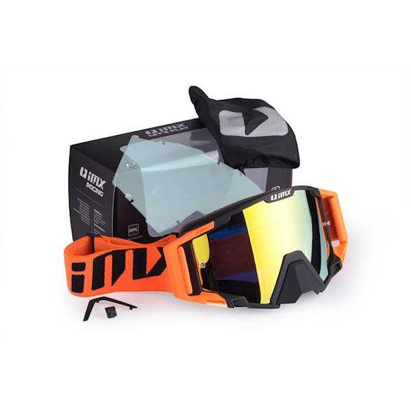 Gogle IMX SAND Black/Orange Matt Cross/ATV