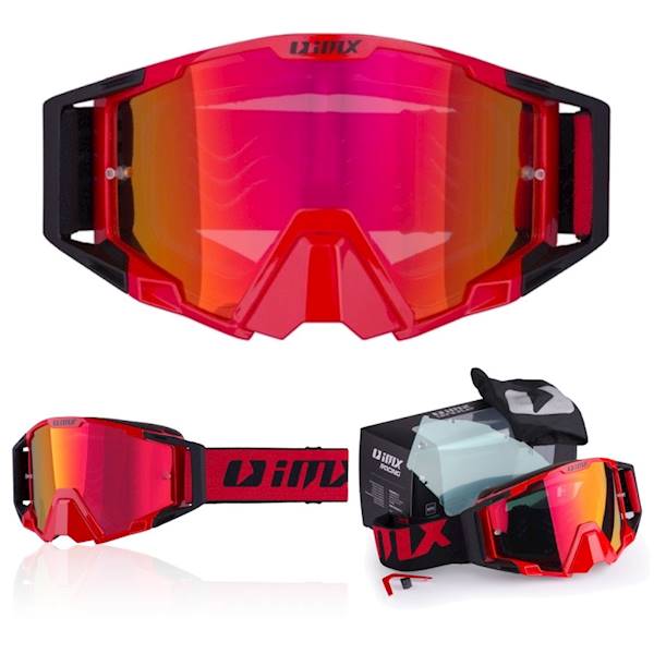 Gogle IMX SAND Red/Black Matt Cross/ATV