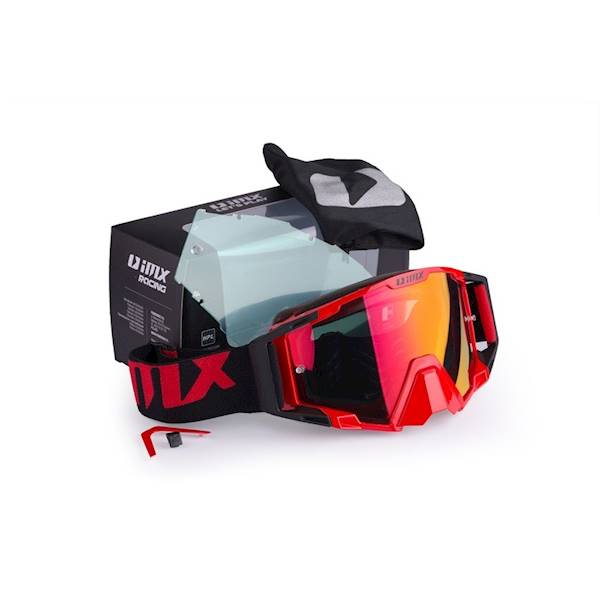 Gogle IMX SAND Red/Black Matt Cross/ATV