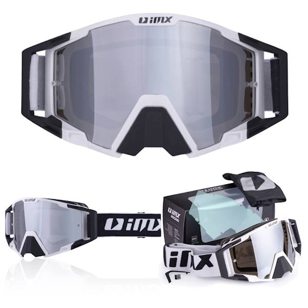 Gogle IMX SAND White/Black Matt Cross/ATV