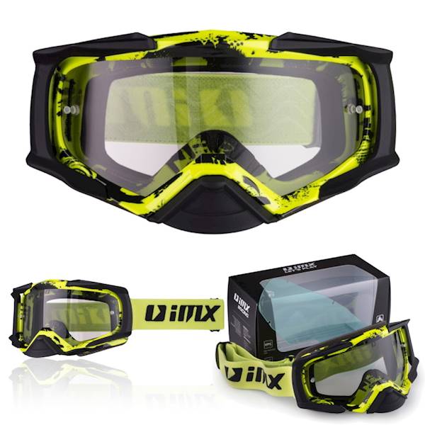 Gogle IMX DUST Graphic Yellow/Black Matt Cross/ATV