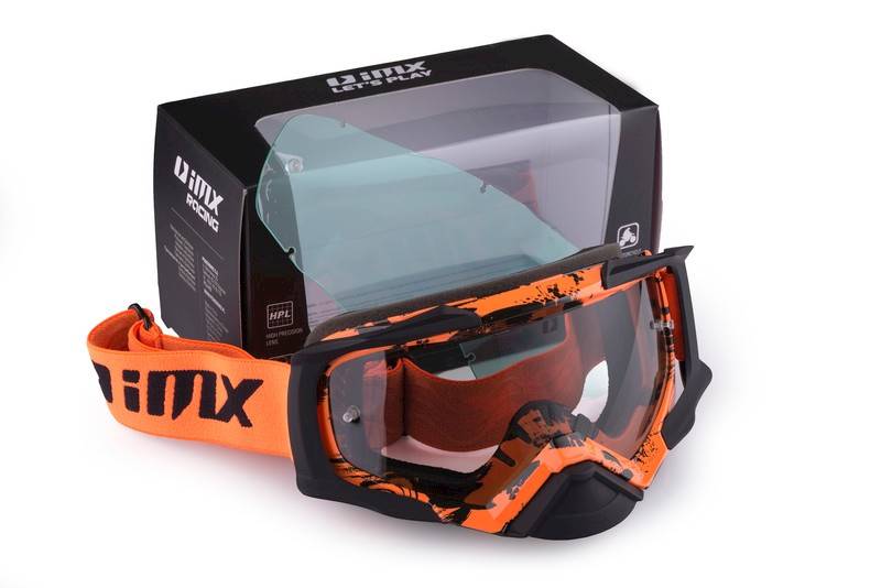 Gogle IMX DUST Graphic Orange/Black Matt Cross/ATV