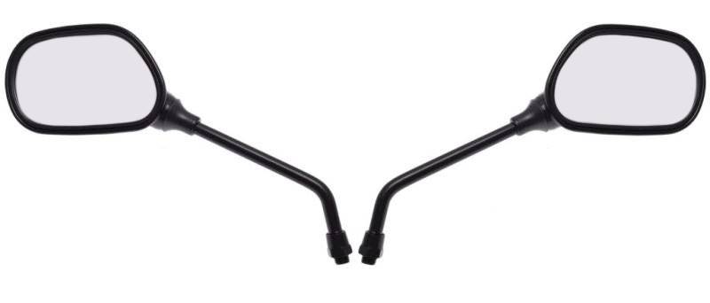 LUSTERKA MOTOCYKLOWE OWAL CZARNE M10 MP101