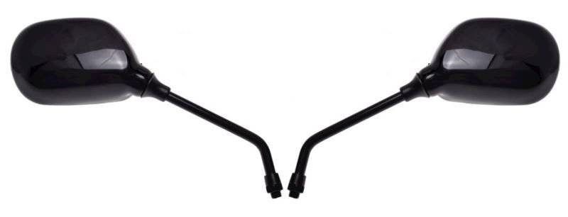 LUSTERKA MOTOCYKLOWE OWAL CZARNE M10 MP101