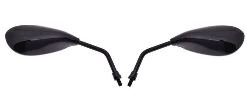 LUSTERKA MOTOCYKLOWE ŁEZKA CZARNA M10 MP103-1