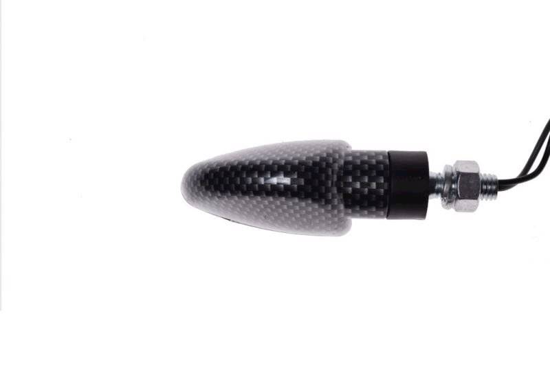 KIERUNKOWSKAZ CARBON OWAL BIAŁY KLOSZ LED