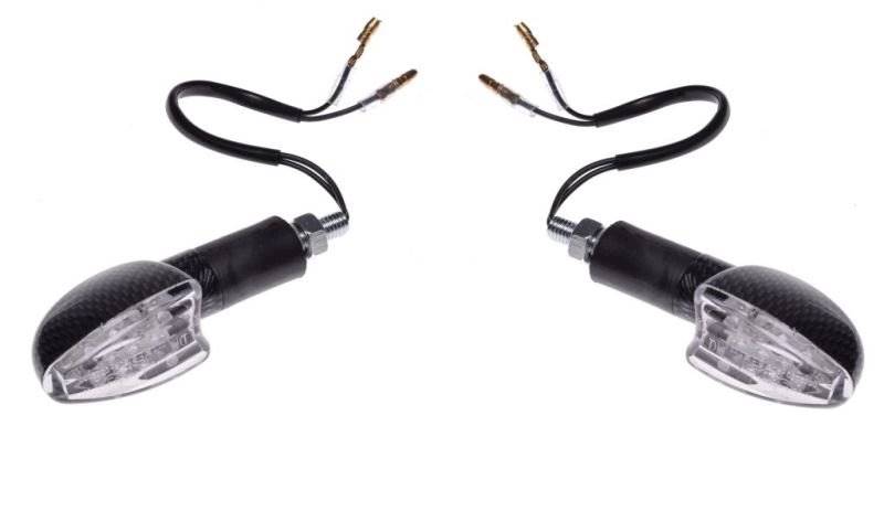 KIERUNKOWSKAZ CARBON BIAŁY KLOSZ LED