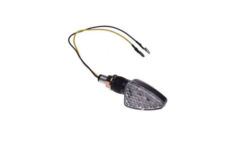 KIERUNKOWSKAZ BIAŁY KLOSZ LED CARBON PRAWY