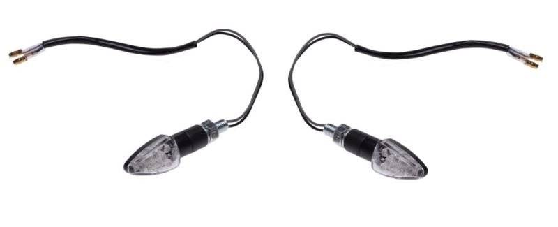 KIERUNKOWSKAZ MINI CZARNY BIAŁY KLOSZ LED