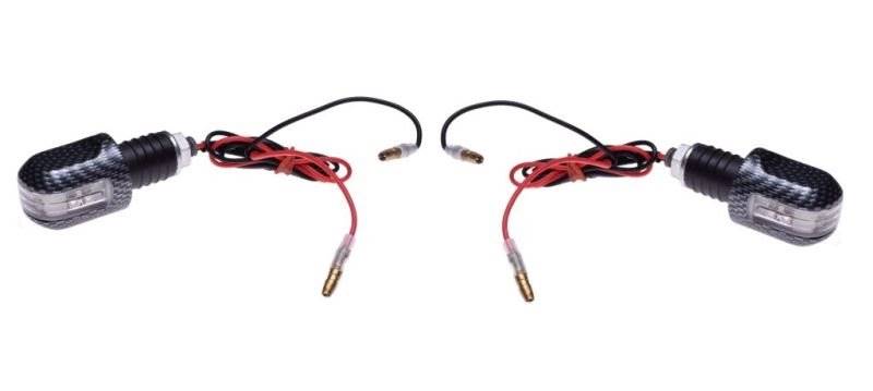 KIERUNKOWSKAZ CARBON BIAŁY KLOSZ LED
