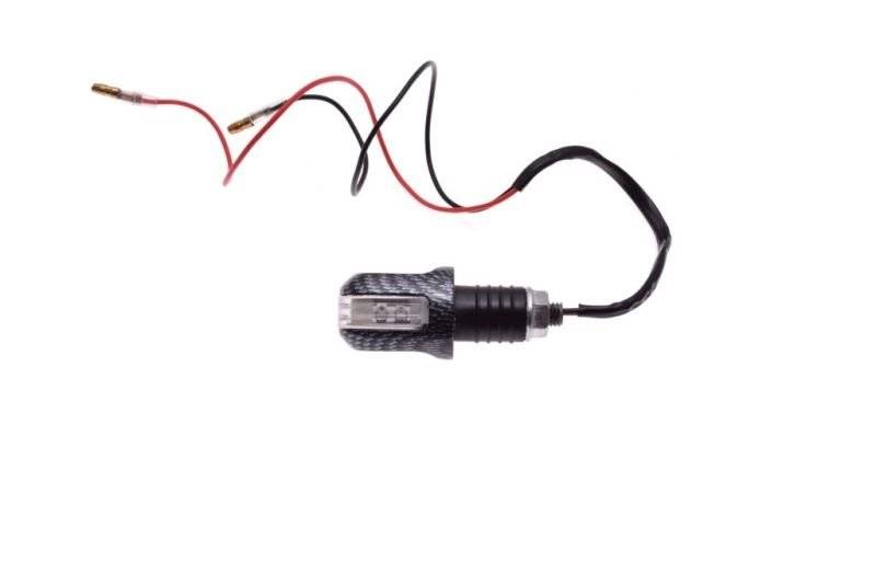 KIERUNKOWSKAZ CARBON BIAŁY KLOSZ LED