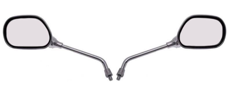 LUSTERKA MOTOCYKLOWE OWAL CHROM M10 MP101-L