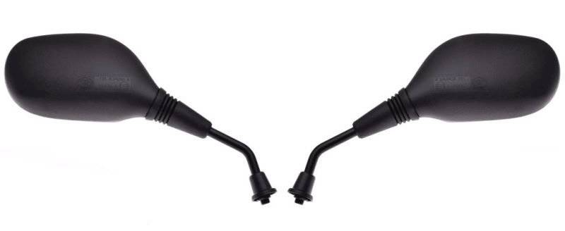 LUSTERKA MOTOCYKLOWE MH014 CZARNE SR M8 CN