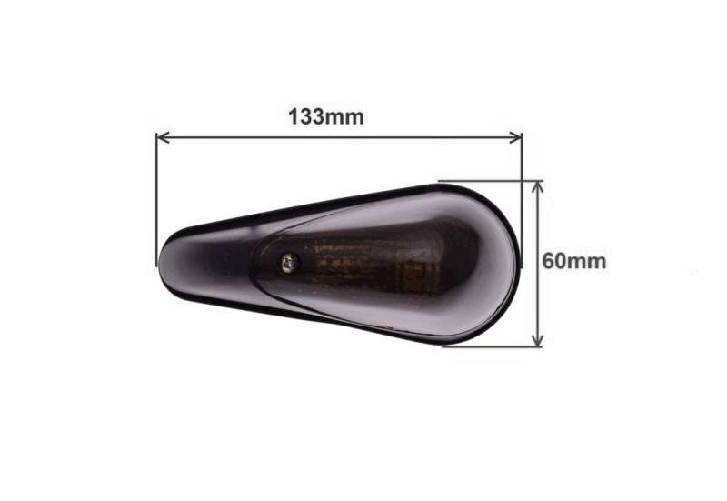 KIERUNKOWSKAZ DO SUZUKI GSXR250 750 CIEMNY OWIEWKA