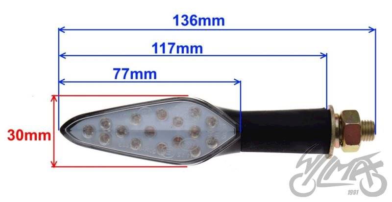 KIERUNKOWSKAZ PRZÓD PRAWY DO ROMET CRS50 125