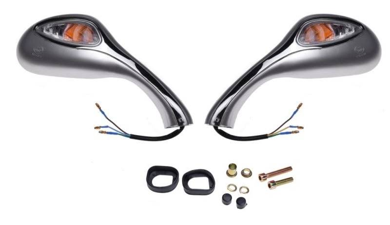 LUSTERKA MOTOCYKLOWE 125 GY6 4T Z KIERUNKOWSKAZAMI