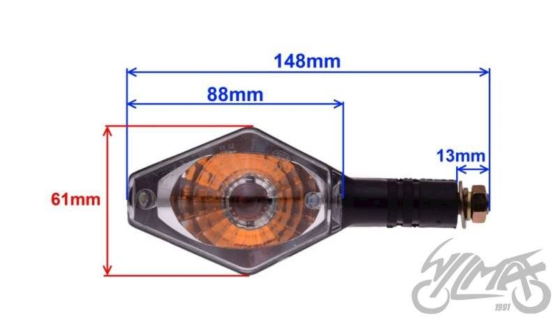 KIERUNKOWSKAZ TYŁ LEWY CPI GTX50, GTX125 BIAŁY KLO