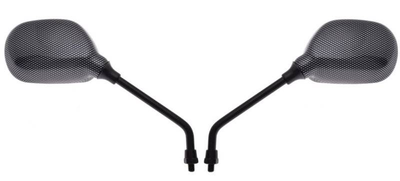 LUSTERKA MOTOCYKLOWE OWAL CARBON M10 MP101-L