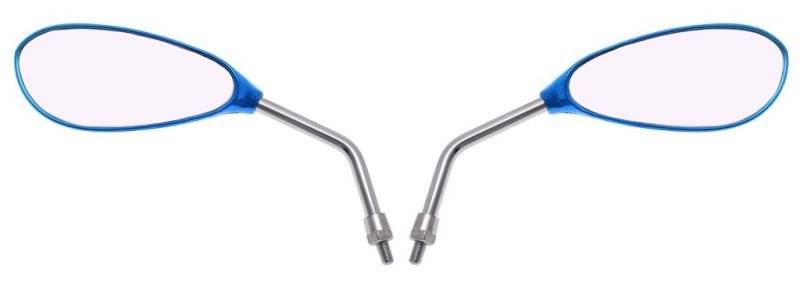 LUSTERKA MOTOCYKLOWE ŁEZKA NIEBIESKIE M10 MP103-1