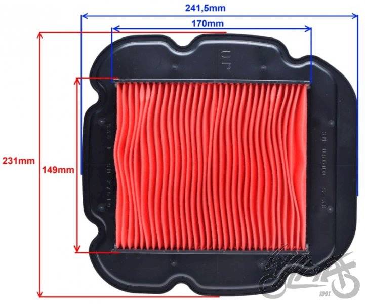FILTR POWIETRZA DO SUZUKI DL650 1000 MOTOFILTRO