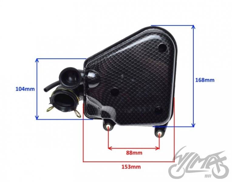 FILTR POWIETRZA OBUDOWA DO Yamaha 50cc 3KJ E2