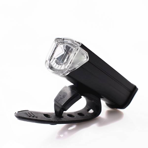 Lampka rowerowa przód alu 3 watt USB 200 lm