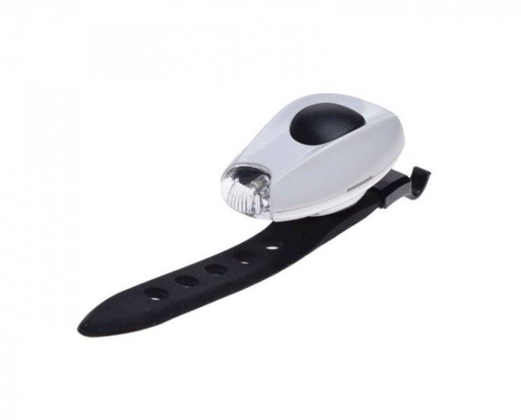 Lampka rowerowa przód LED i na kask rowerowy