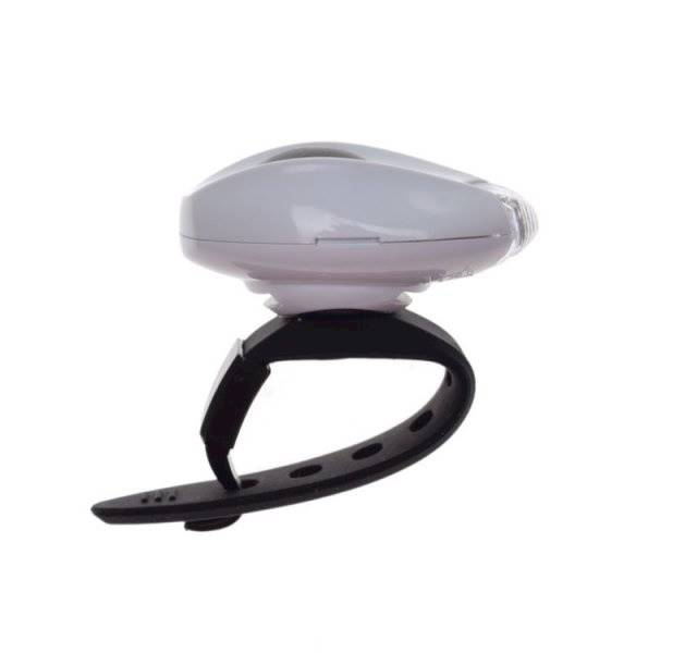 Lampka rowerowa przód LED i na kask rowerowy