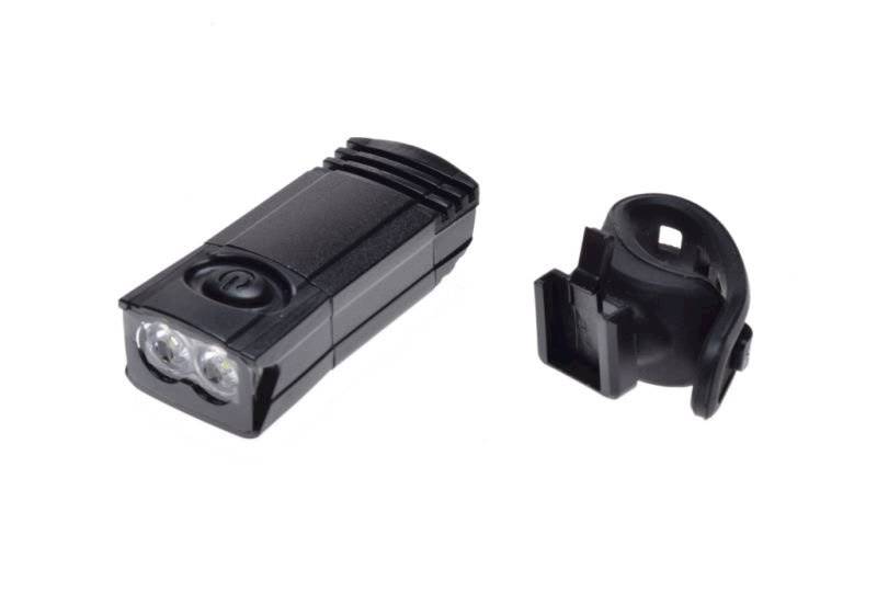 Lampka rowerowa przód 2 x 0.5 watt LED USB
