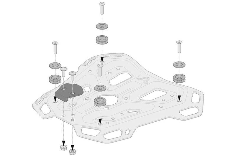 Sw-Motech Adaptery Pod Kufer TRAX