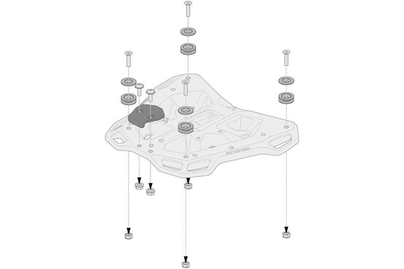 Sw-Motech Adaptery Pod Kufer TRAX