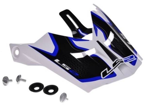Daszek do kasku LS2 MX456 Compass White Blue