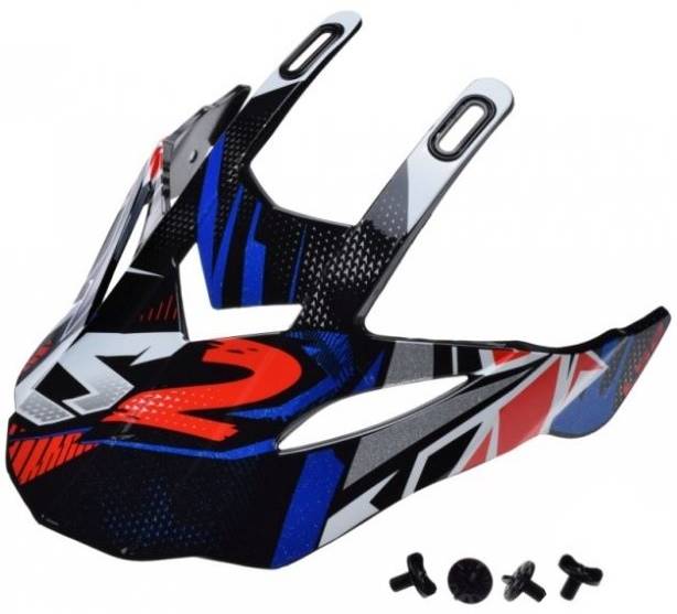 Daszek do kasku LS2 MX437 Fast Strong Blue Red