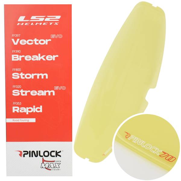 Pinlock 70 Max Vision do LS2 FF353 FF800 FF320