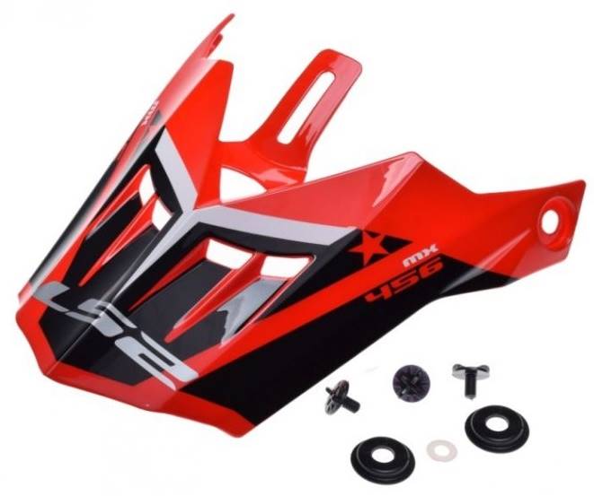 Daszek do kasku LS2 MX456 Rallie Red