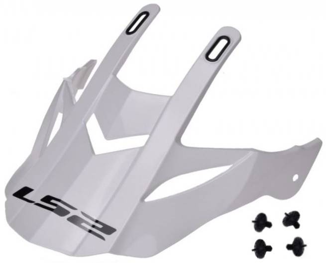 Daszek do kasku LS2 MX437 Fast Gloss White