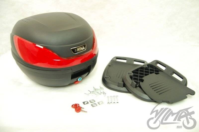 Kufer motocyklowy, skuterowy 43.5x41.5x31.5cm 32 l