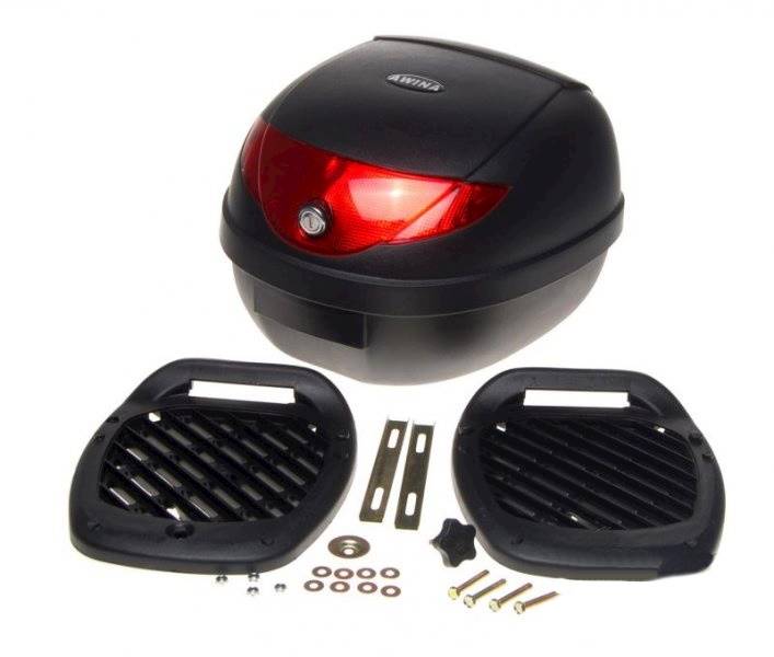 Kufer motocyklowy, skuterowy 41.5x41.5 x28.5 24l