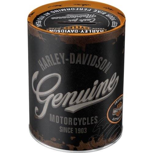 Nostalgic Art Skarbonka Harley-Davidson Genuine
