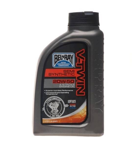 Olej Bel-Ray V-Twin Półsyntetyk 4t 20w-50 1l