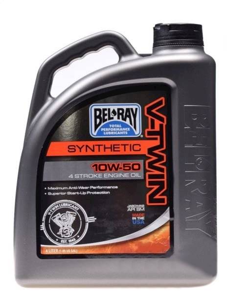Olej Bel-Ray V-Twin Syntetyk 4t 10w-50 4l
