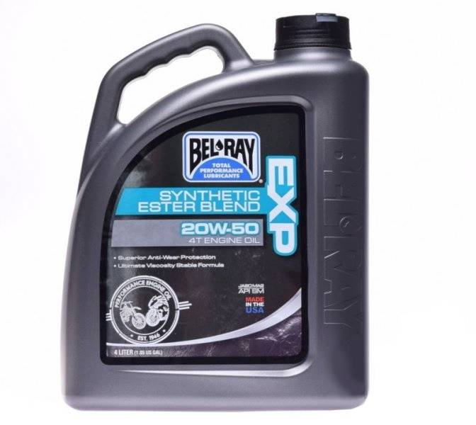 Olej Bel-Ray Exp Półsynt. Ester Bl. 4t 20w-50 4l