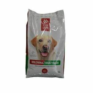 4 ŁAPY PREMIUM - WOŁOWINA Z WARZYWAMI a 10kg