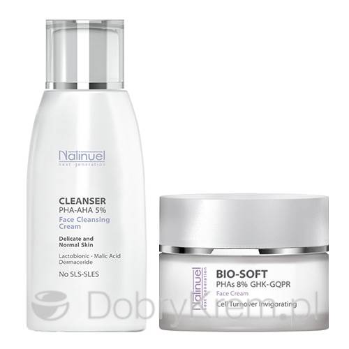 NATINUEL Zestaw Bio Soft + Cleanser 5