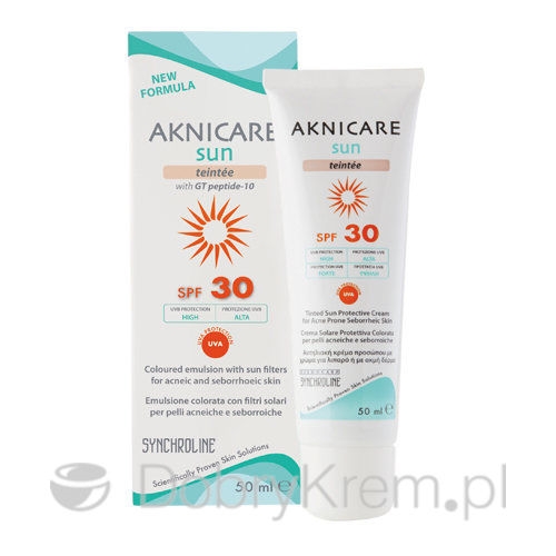 AKNICARE SUN Cream SPF 30 teinte 50 ml